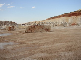 Steinbruch bei Kayseri Türkei
