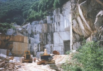 Steinbruch in Carrara